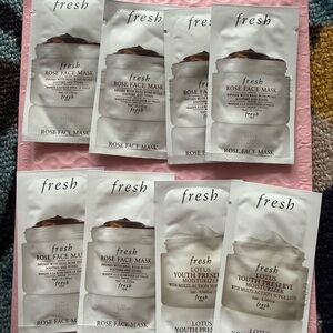 Fresh Skincare Masks and Moisturizer - 4 rose face mask and 2 lotus moisturizer